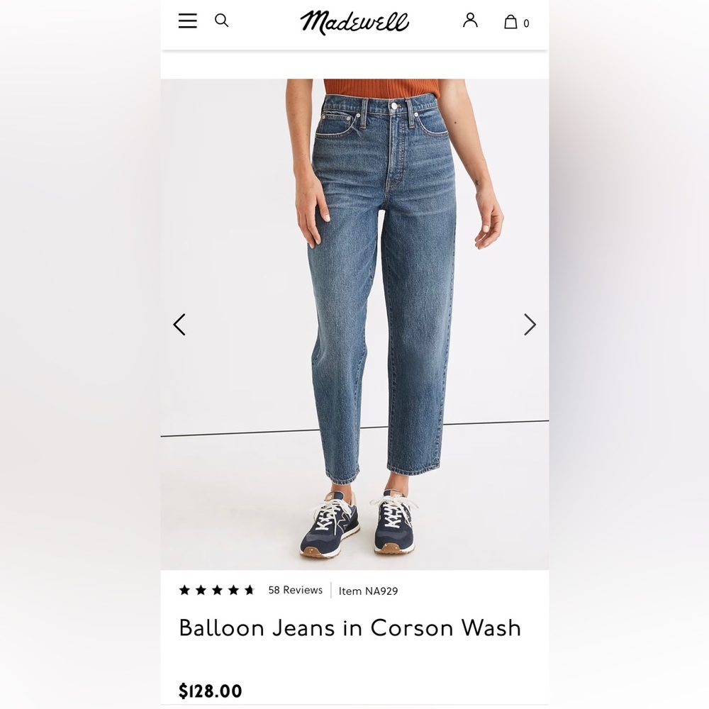 Madewell Balloon Jeans